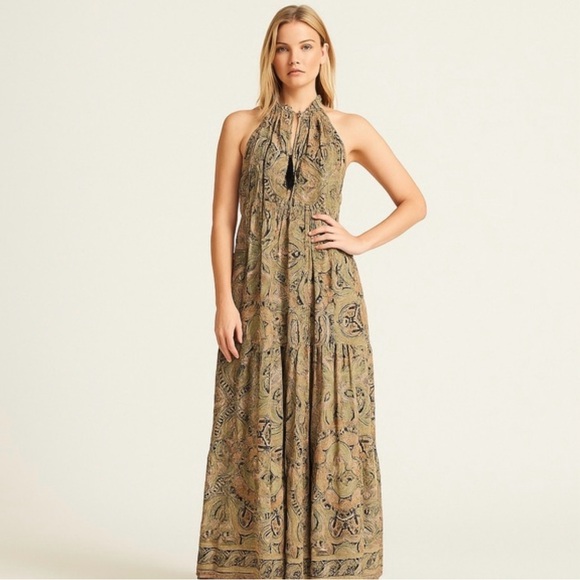 Anthropologie Dresses & Skirts - Anthropologie Boemo Paisley Maxi Dress Size Large